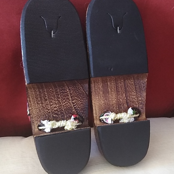 Real wood sandals thong flip flop Style - Picture 7 of 7